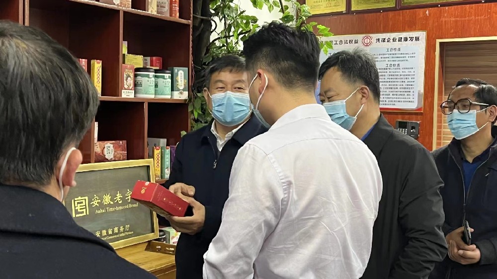 亳州市委常委、统战部部长郑超一行莅临亳州市和记草本药业有限公司指导工作